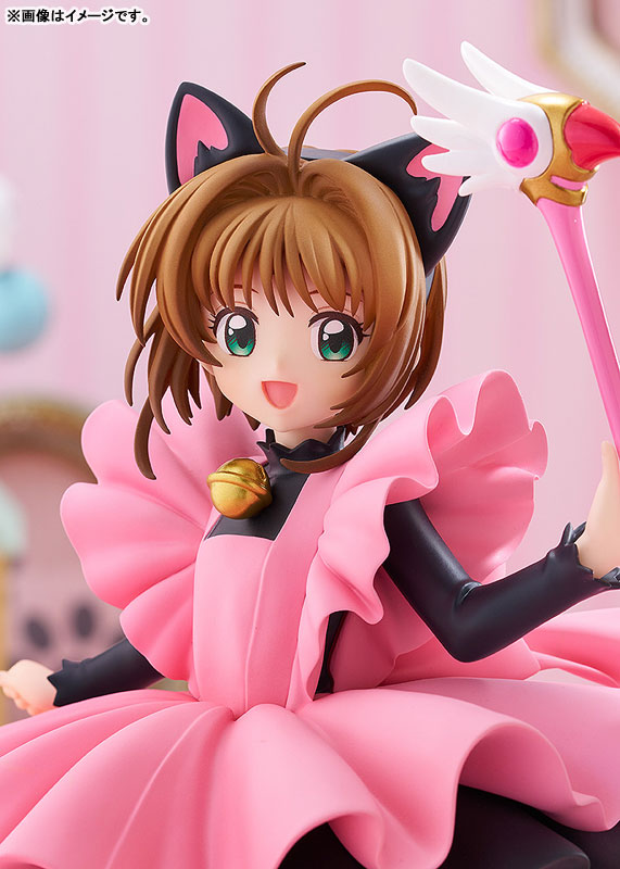 POP UP PARADE Cardcaptor Sakura Clow Card Arc Sakura Kinomoto: Black Cat Costume Ver. L Size