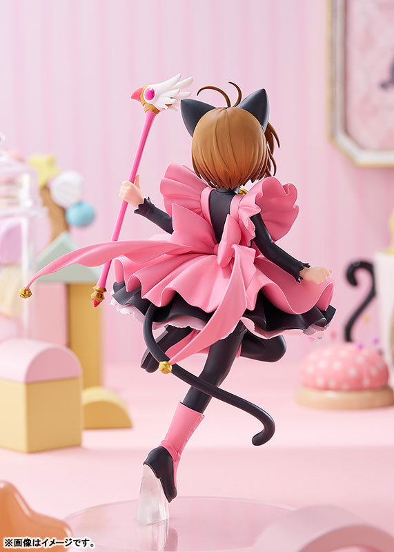POP UP PARADE Cardcaptor Sakura Clow Card Arc Sakura Kinomoto: Black Cat Costume Ver. L Size