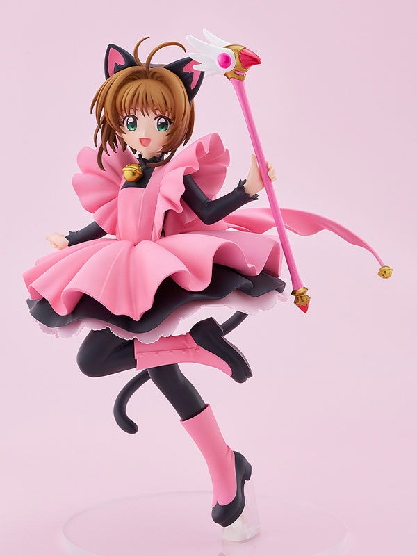 POP UP PARADE Cardcaptor Sakura Clow Card Arc Sakura Kinomoto: Black Cat Costume Ver. L Size