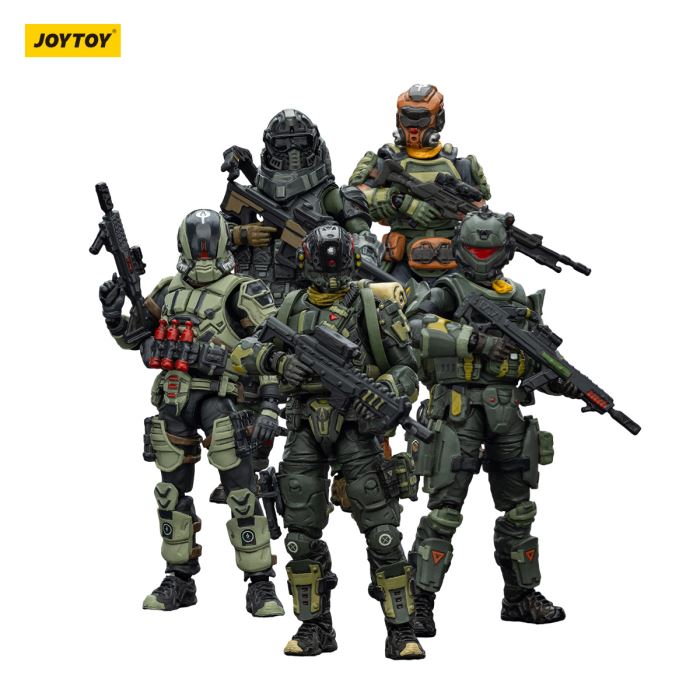 Steel Cavalry Squad Assaulters - Steven/Warlock/Carl/Red/Marco 1/25