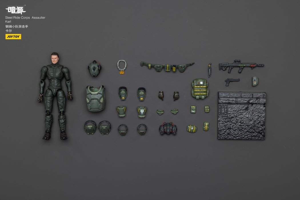 Steel Cavalry Squad Assaulters - Steven/Warlock/Carl/Red/Marco 1/25