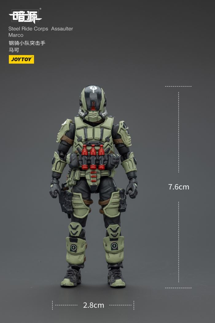 Steel Cavalry Squad Assaulters - Steven/Warlock/Carl/Red/Marco 1/25