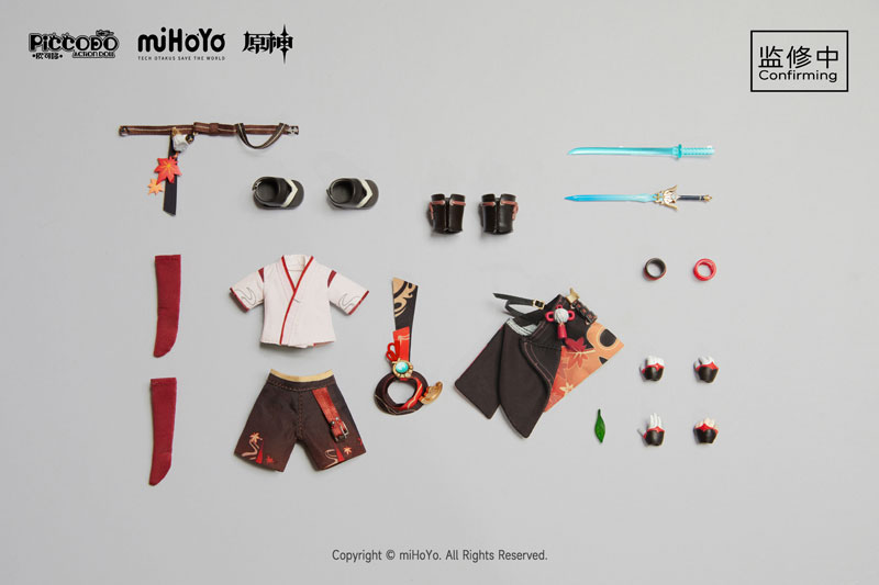 PICCODO ACTION DOLL X Genshin Impact Kaedehara Kazuha Chibi Doll