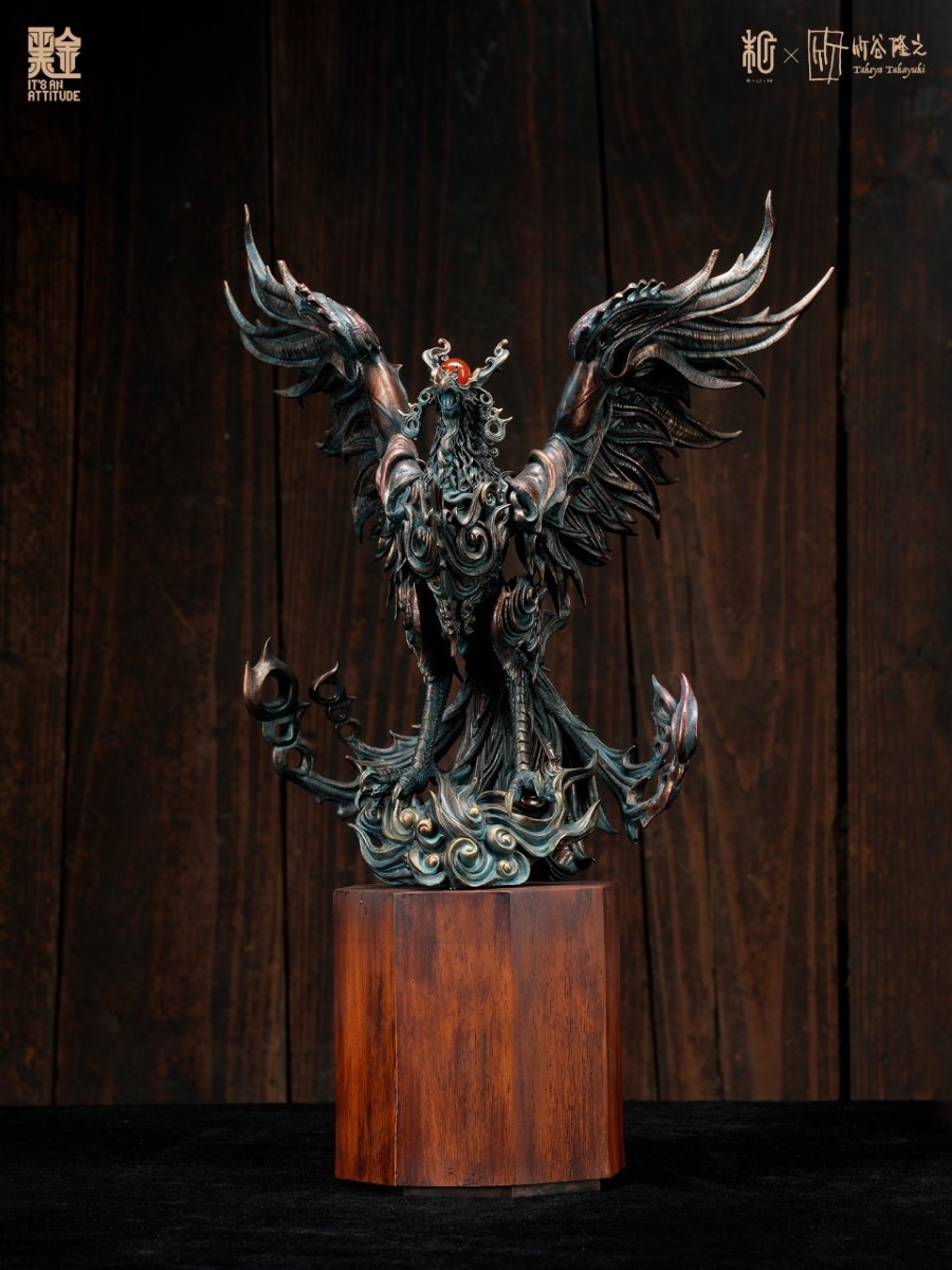 Takumi + Takeya Takashi's Four Gods Seal Suzaku Original Design Auspicious Beast Art Statue