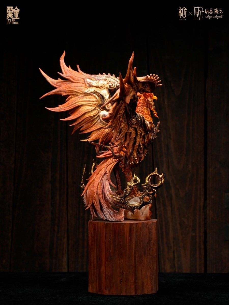 Takumi + Takeya Takashi's Four Gods Seal Suzaku Original Design Auspicious Beast Art Statue