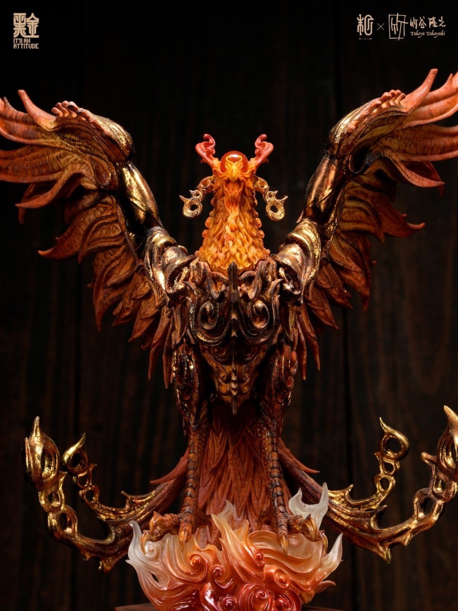 Takumi + Takeya Takashi's Four Gods Seal Suzaku Original Design Auspicious Beast Art Statue
