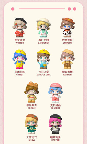 HANA BEAR GOOD TIME Series Trading Figure