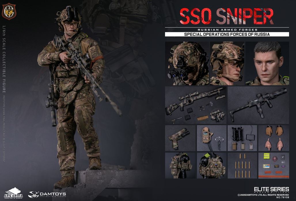 Russian Federation SSO Special Forces Sniper 1/6