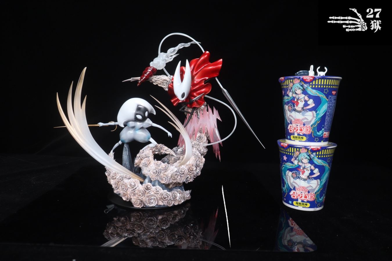 Hollow Knight Silk Song Fighting diorama