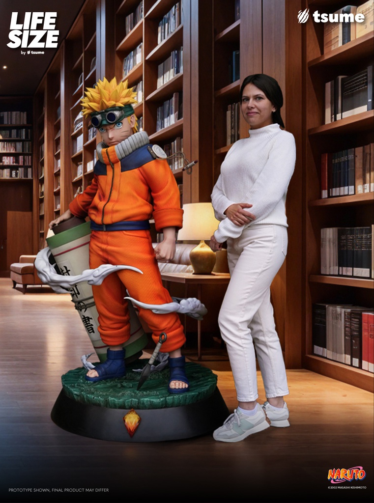 Naruto Uzumaki & Sasuke Uchiha Life Size Statue [Licensed]