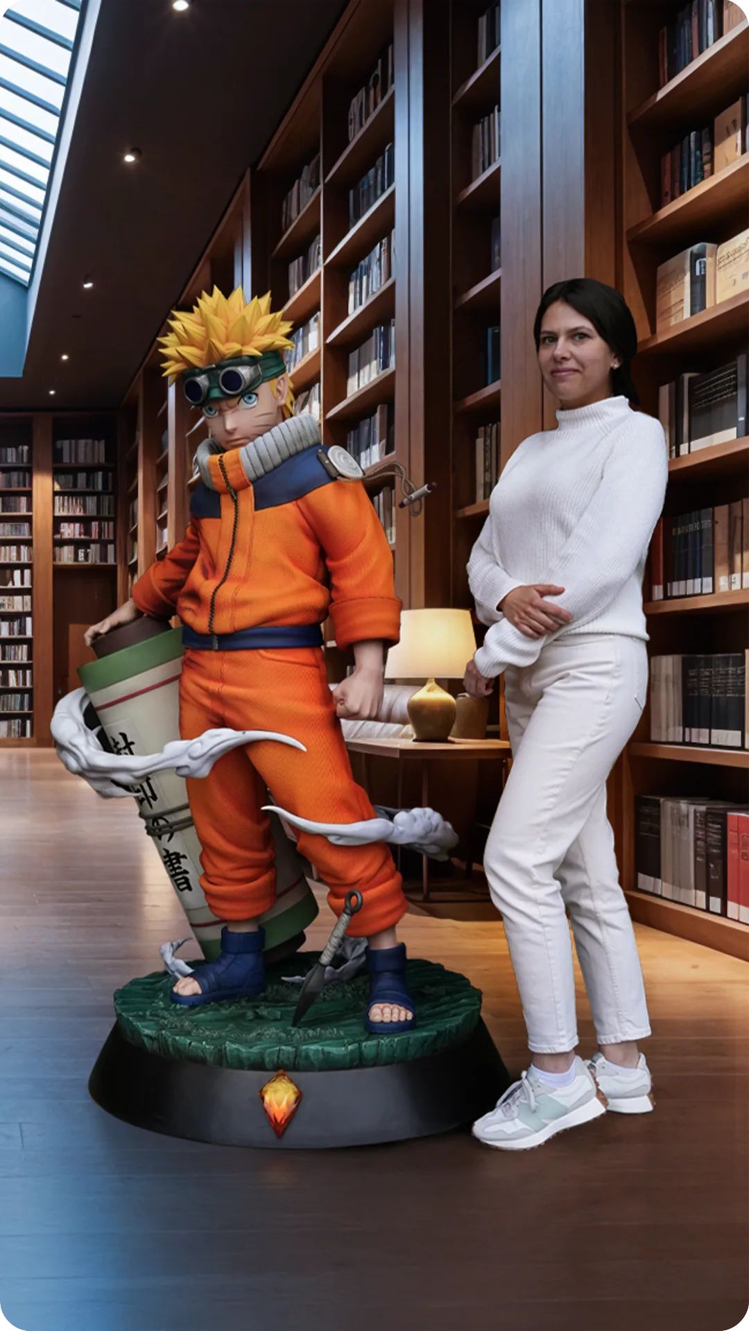 Naruto Uzumaki & Sasuke Uchiha Life Size Statue [Licensed]