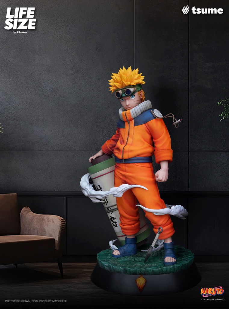 Naruto Uzumaki & Sasuke Uchiha Life Size Statue [Licensed]