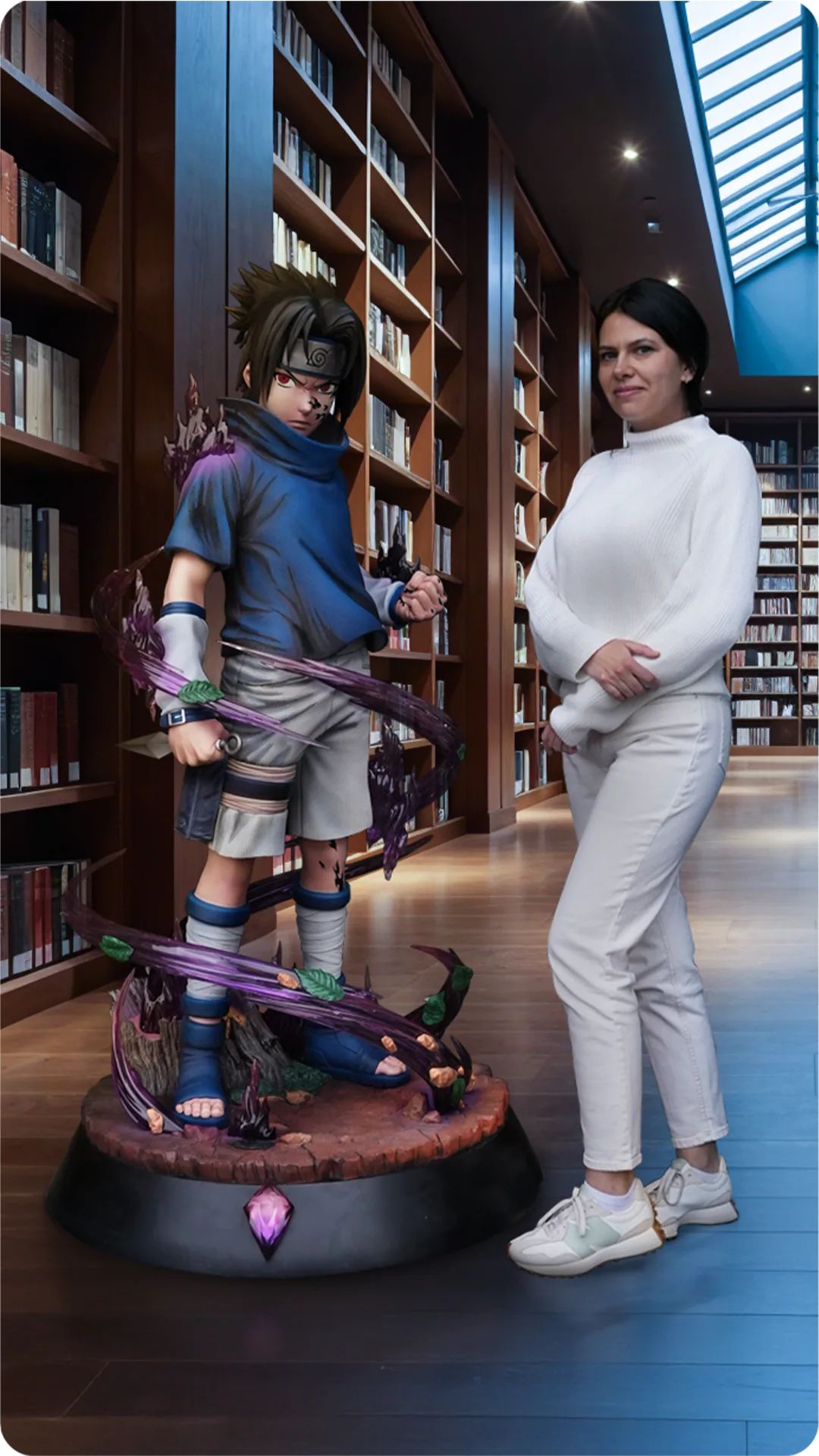 Naruto Uzumaki & Sasuke Uchiha Life Size Statue [Licensed]