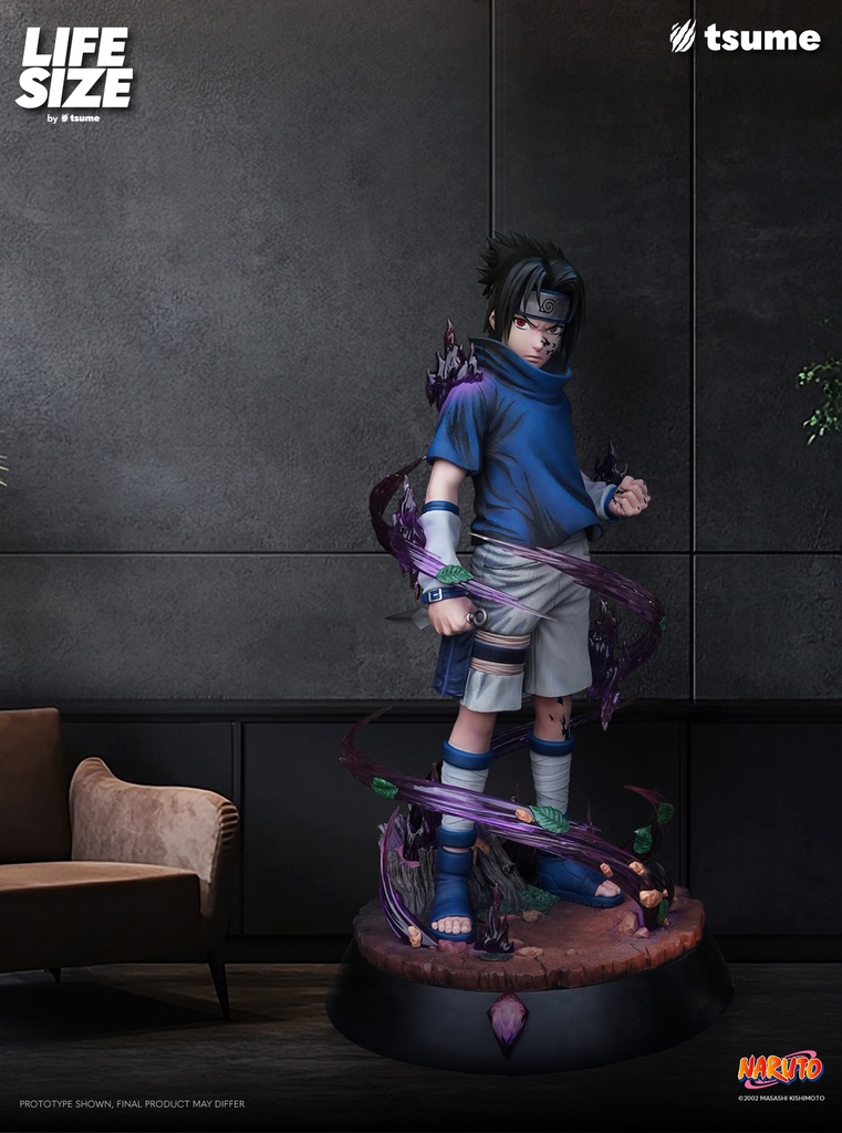 Naruto Uzumaki & Sasuke Uchiha Life Size Statue [Licensed]