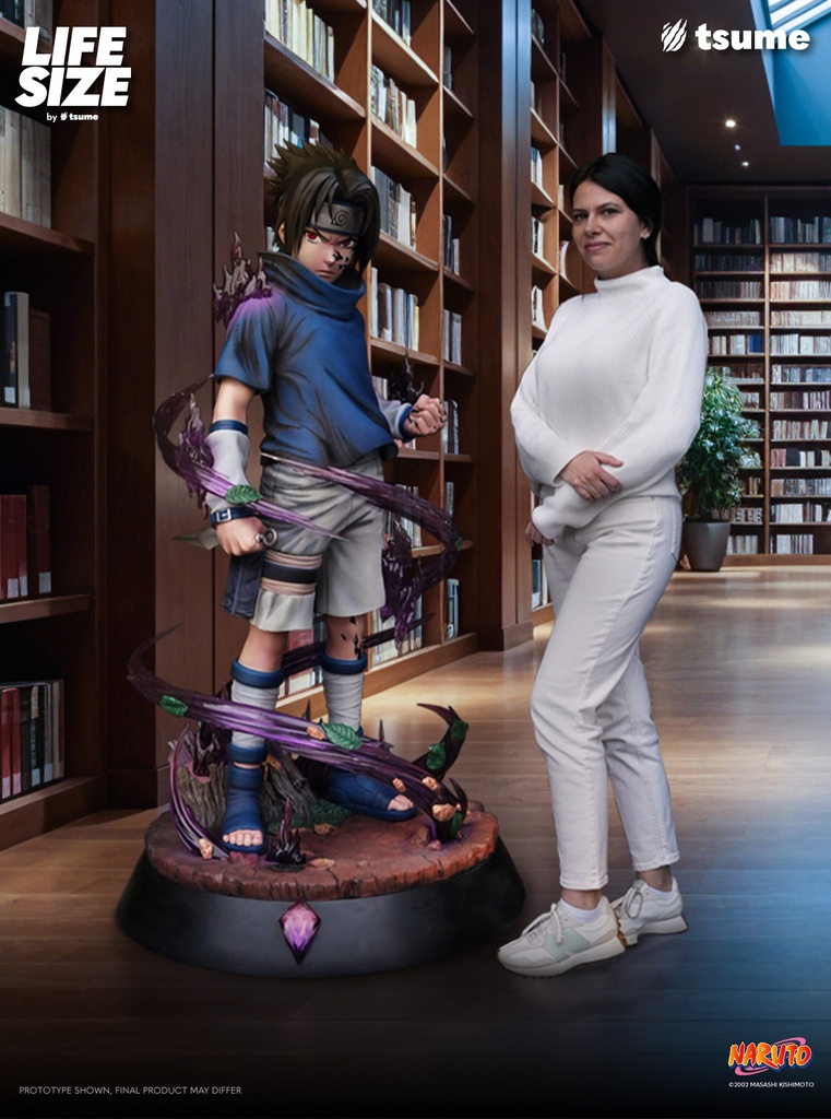 Naruto Uzumaki & Sasuke Uchiha Life Size Statue [Licensed]