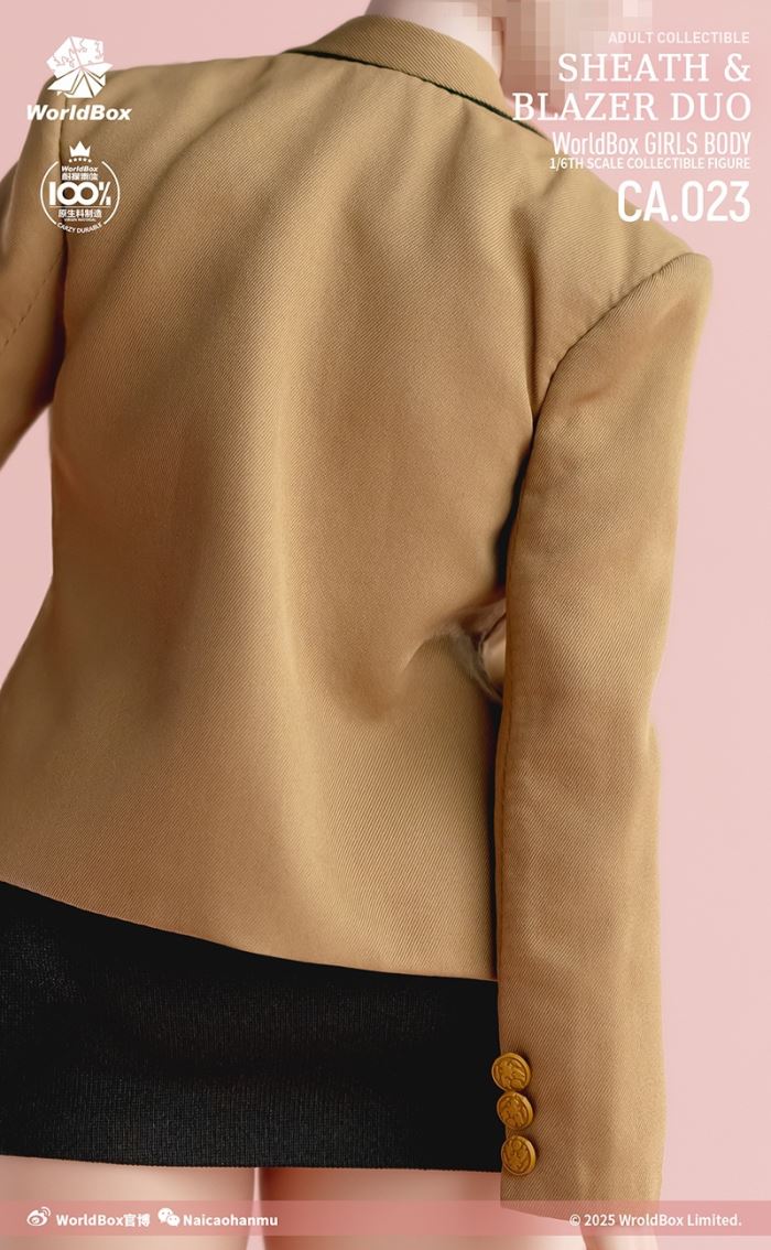 Sheath & Blazer Duo plus-size girls suit 1/6