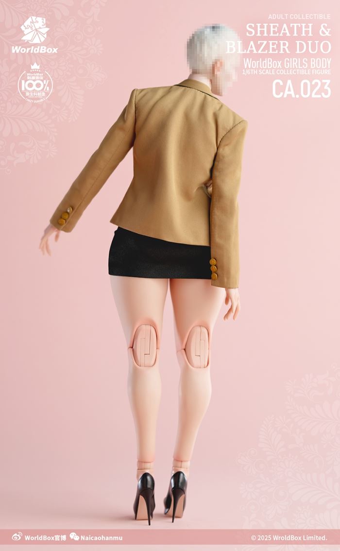 Sheath & Blazer Duo plus-size girls suit 1/6