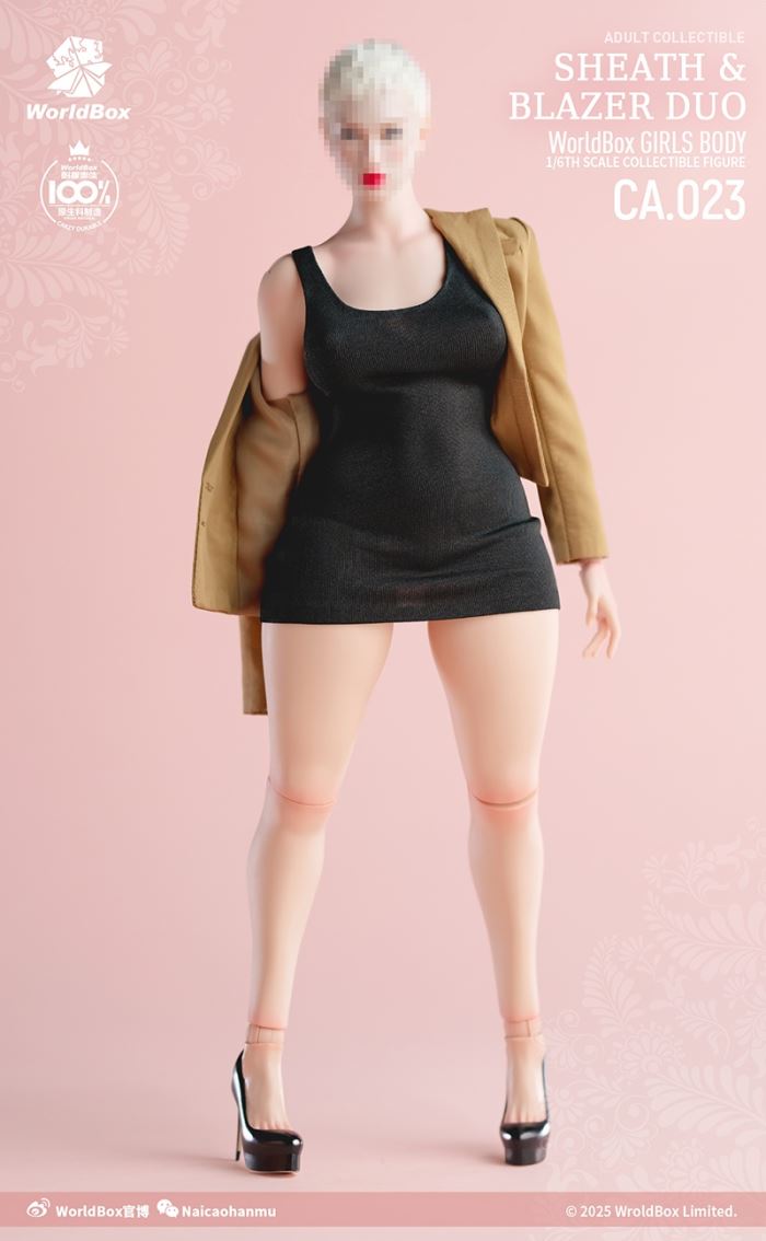 Sheath & Blazer Duo plus-size girls suit 1/6