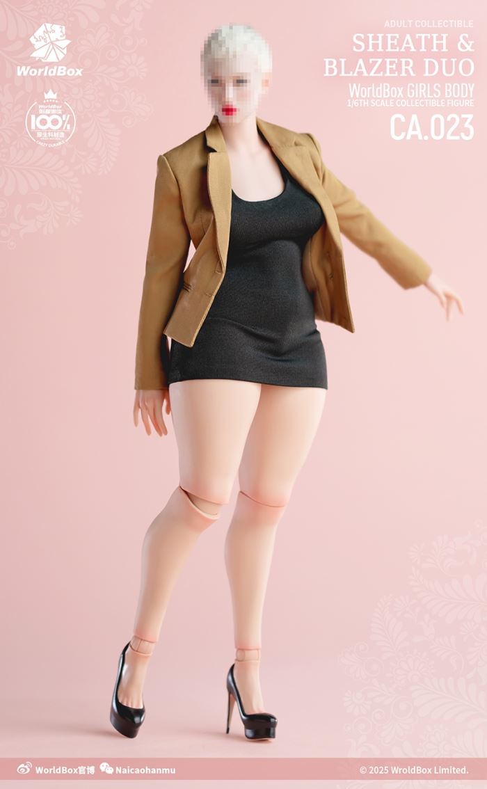 Sheath & Blazer Duo plus-size girls suit 1/6