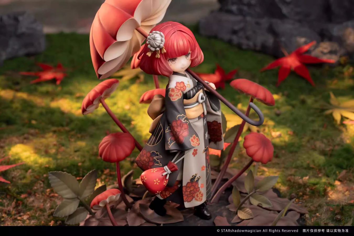 Red-haired Marasmius Haematocephalus Girl