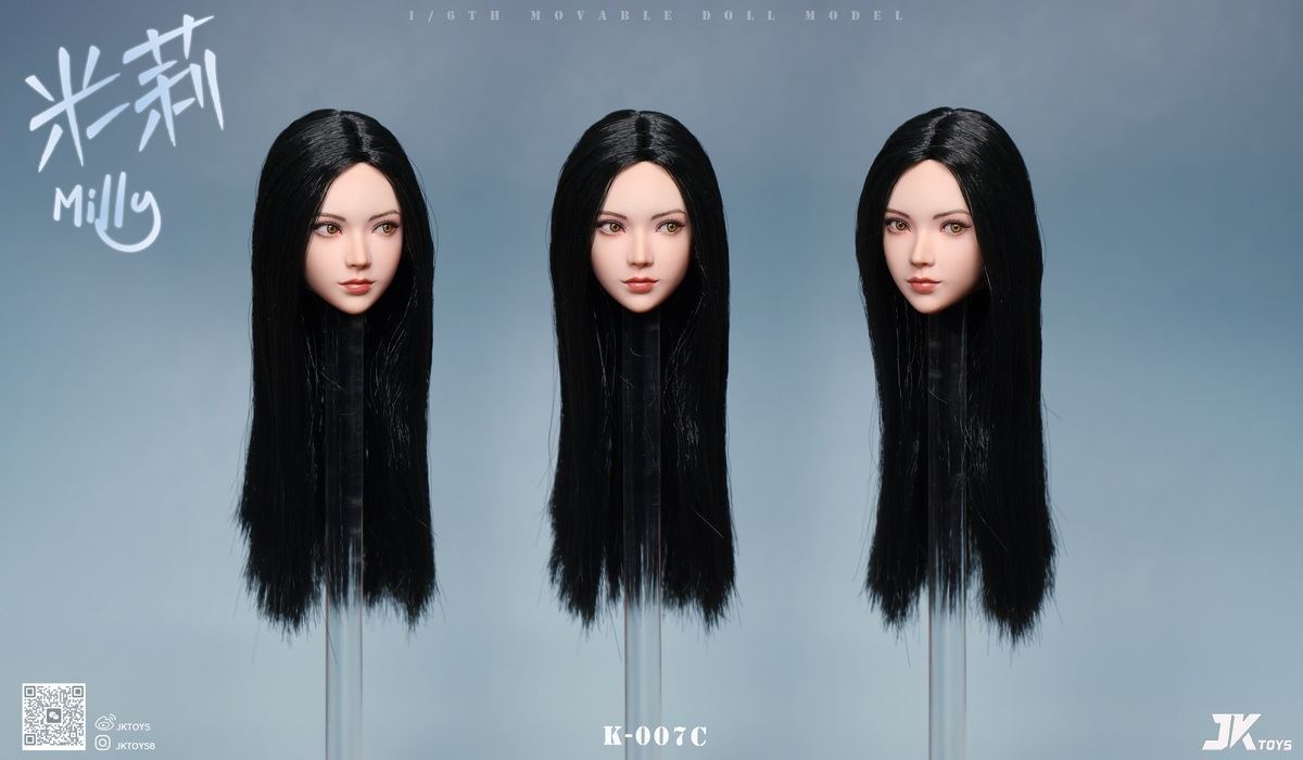 Asian Beauty Head Sculpture - Milly 1/6