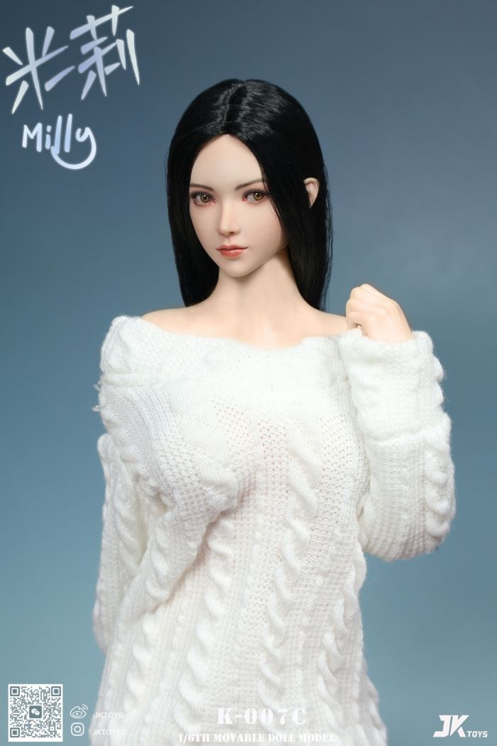 Asian Beauty Head Sculpture - Milly 1/6