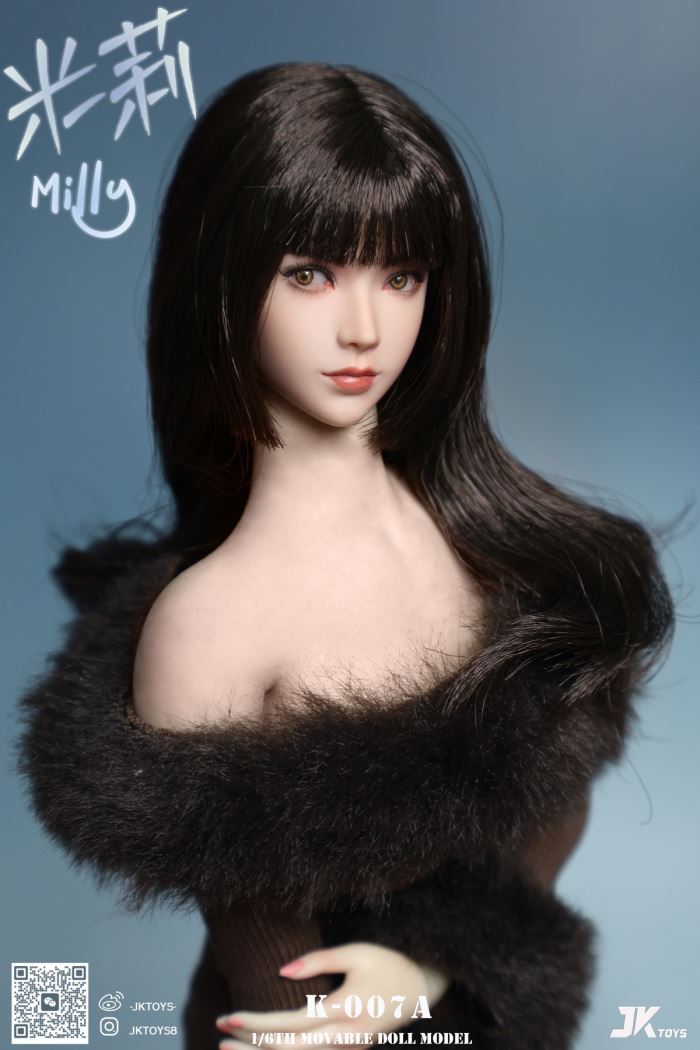 Asian Beauty Head Sculpture - Milly 1/6
