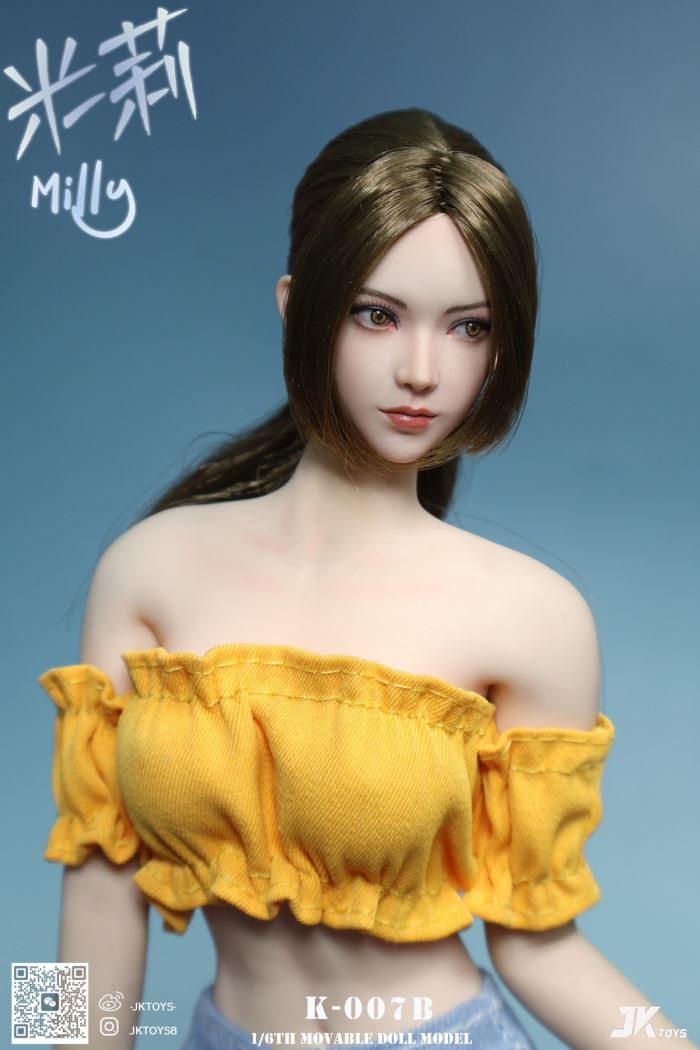 Asian Beauty Head Sculpture - Milly 1/6