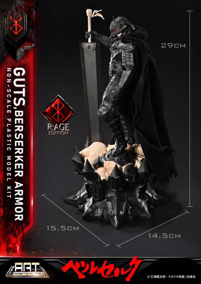 Guts Berserker Armor Rage Plastic Model Kit