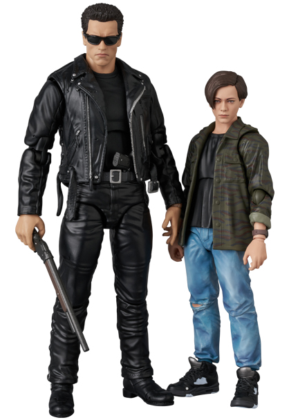 MAFEX T-800 (T2 Ver.) & John Connor