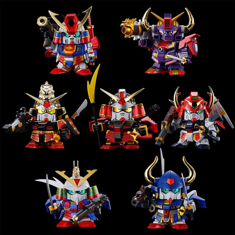 SD Gundam BB Senshi Seven Warriors Set