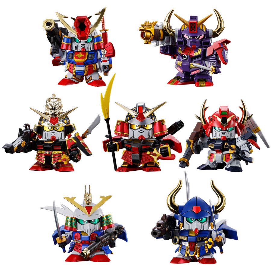 SD Gundam BB Senshi Seven Warriors Set