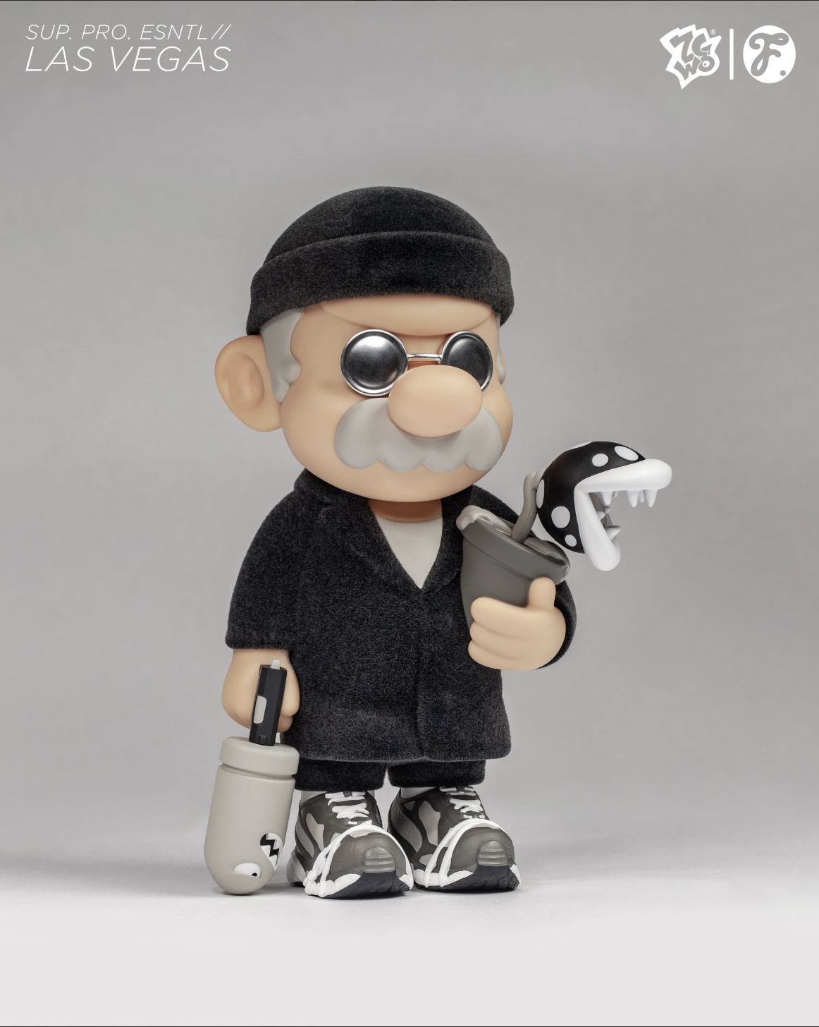 Flocked Black Killer SUP PRO ESNTL