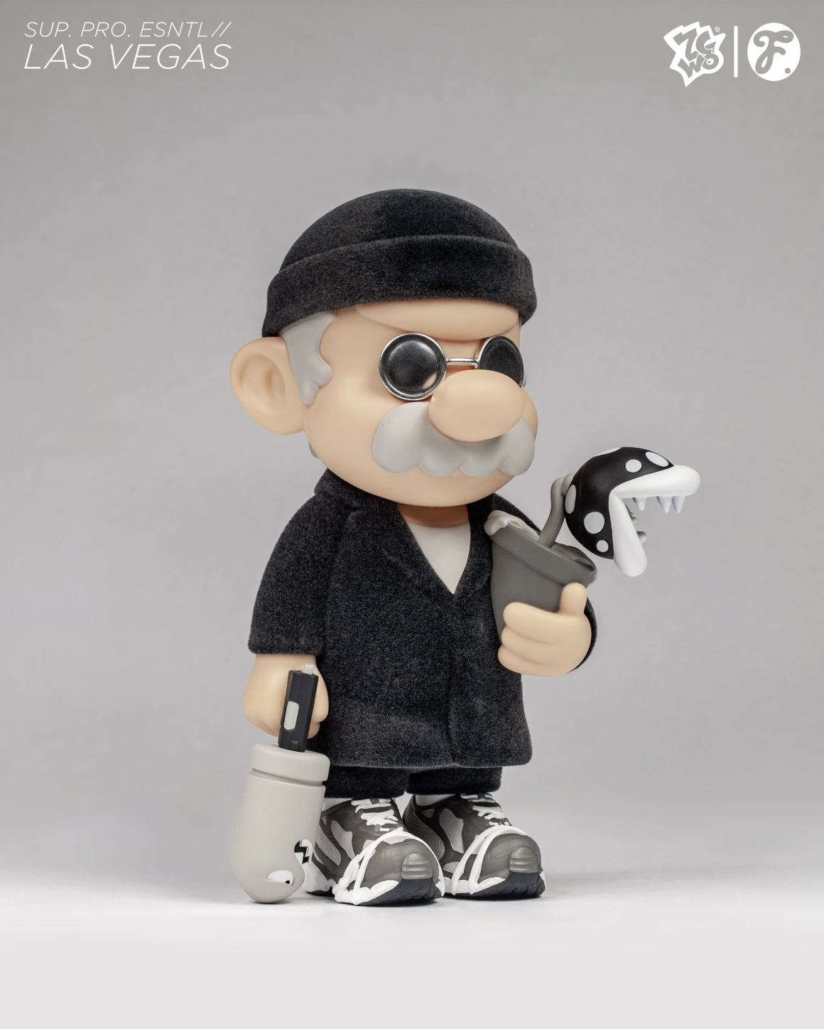 Flocked Black Killer SUP PRO ESNTL