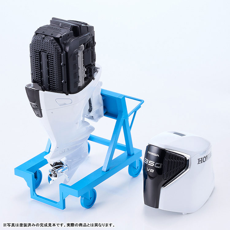 PLAMAX MF-97 minimum factory Minori with Honda BF350 Grand Prix White 1/20