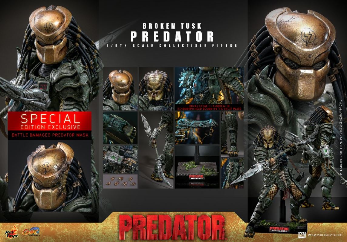 Predator Broken Tusk Predator (Special Edition) 1/6