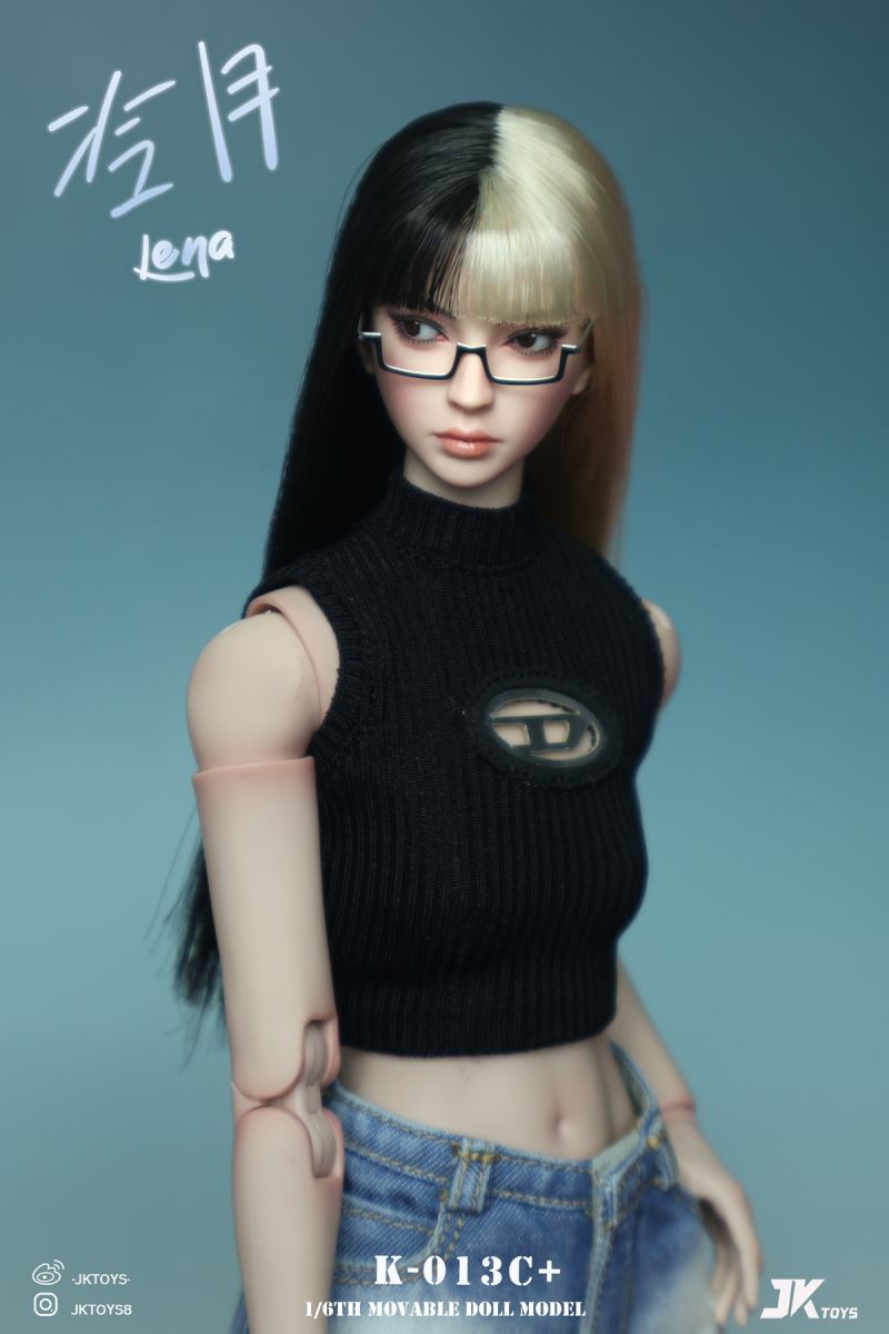 Asian Beauty Head Sculpture - Lengyue Lena 1/6