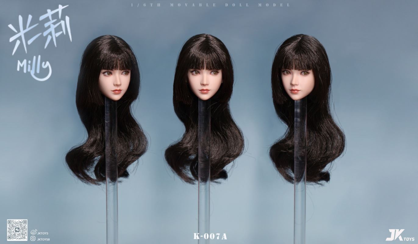 Asian Beauty Head Sculpture - Lengyue Lena 1/6