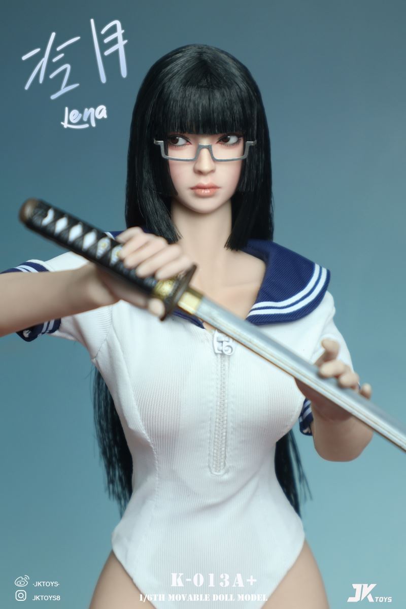 Asian Beauty Head Sculpture - Lengyue Lena 1/6