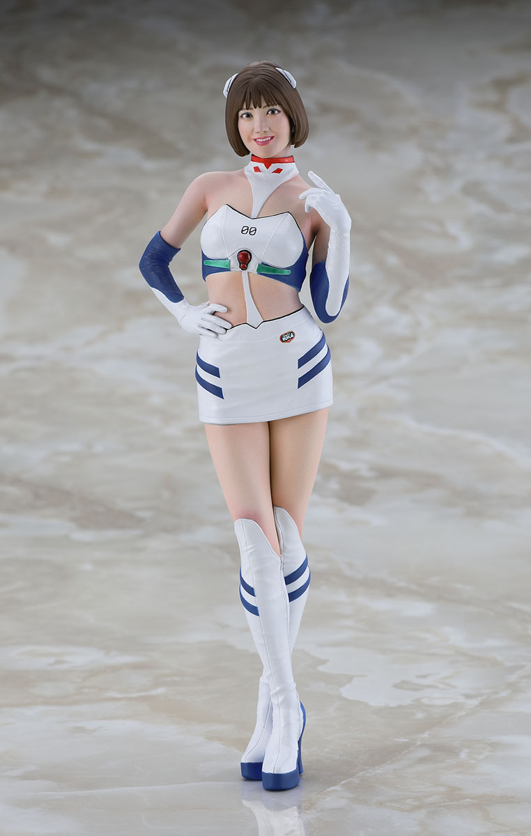12 Real Figure Collection Evangelion Racing Circuit Mate Arisa Akagi/Rei Ayanami