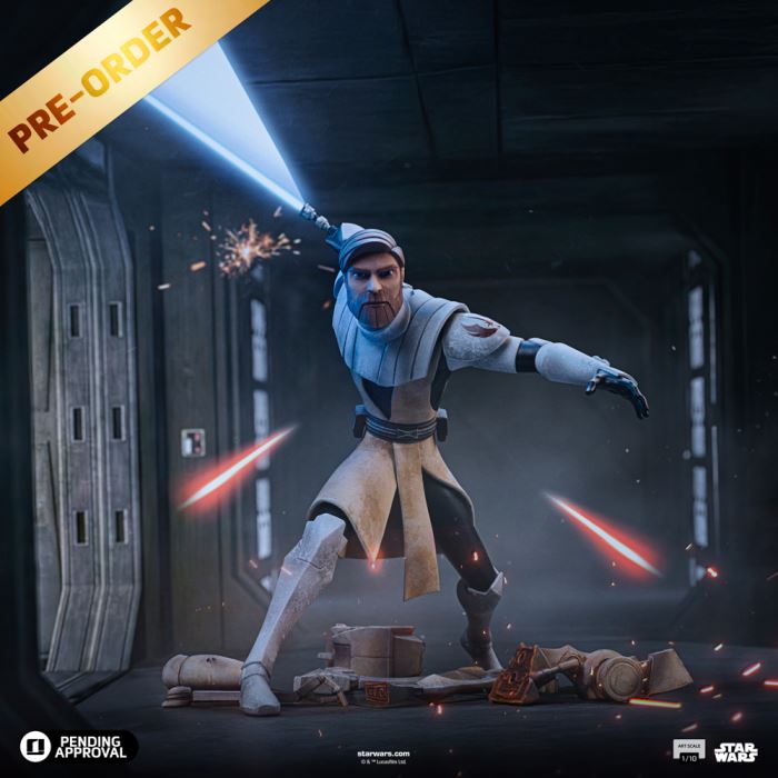 Obi-Wan Kenobi - Star Wars: Clone Wars - Art Scale 1/10