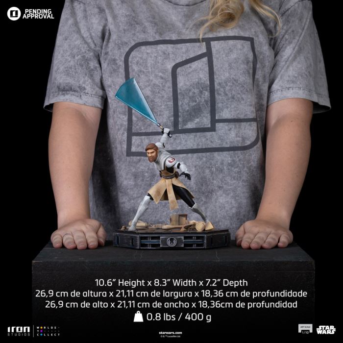 Obi-Wan Kenobi - Star Wars: Clone Wars - Art Scale 1/10