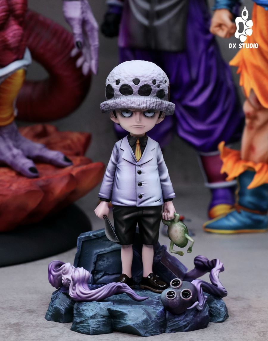 Childhood Buggy & Law & Blackbeard - One Piece