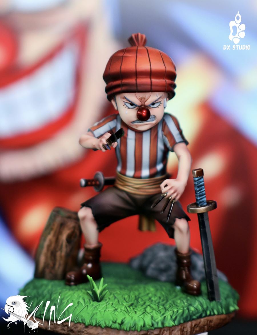 Childhood Buggy & Law & Blackbeard - One Piece