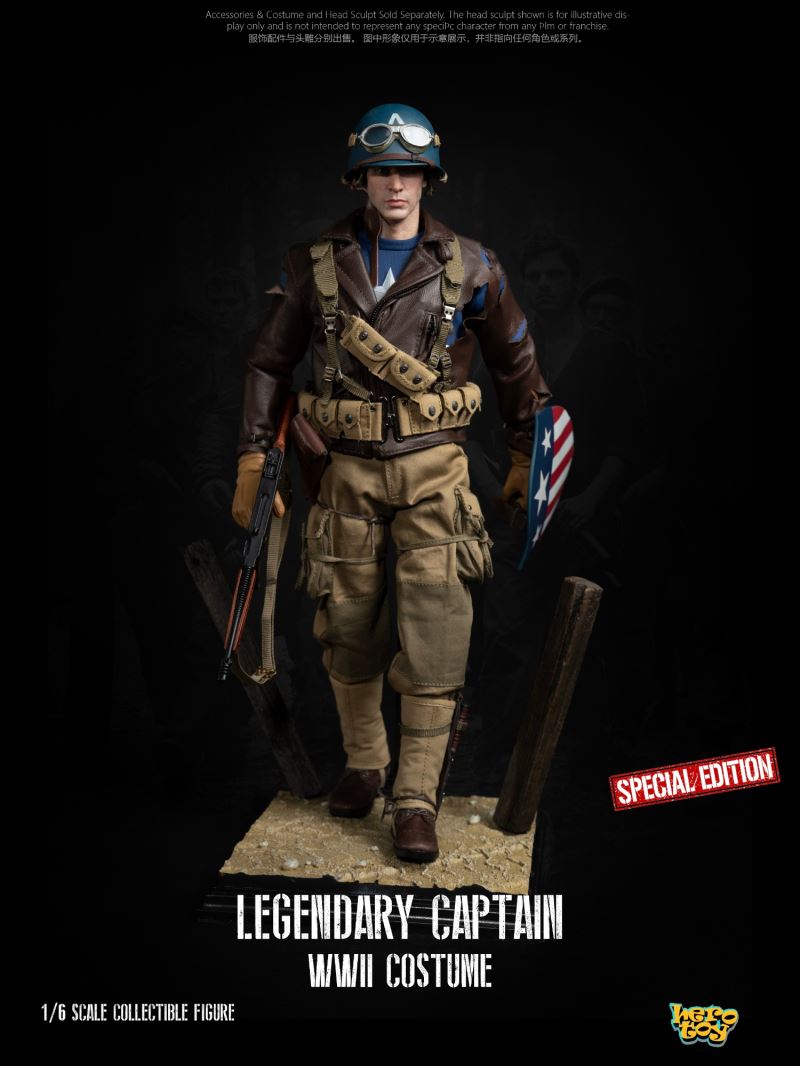 Legendary Captain WWII Costume 1/6
