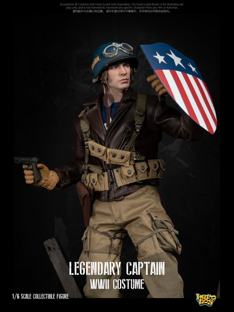 Legendary Captain WWII Costume 1/6