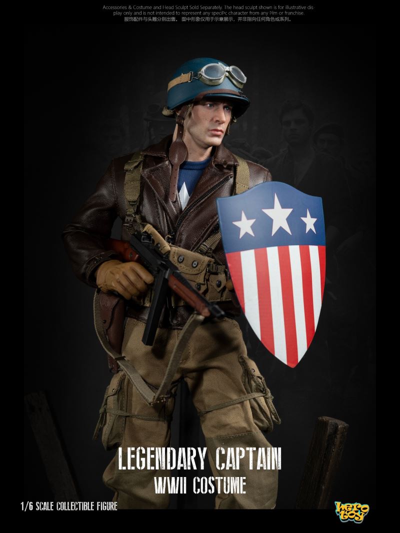 Legendary Captain WWII Costume 1/6