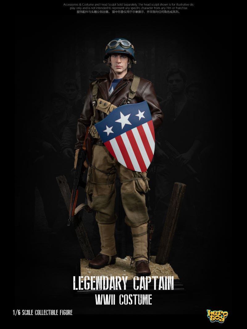 Legendary Captain WWII Costume 1/6