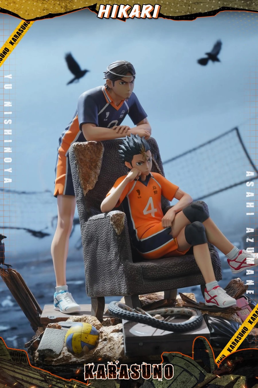 Yu Nishinoya & Asahi Azumane - Haikyu!!