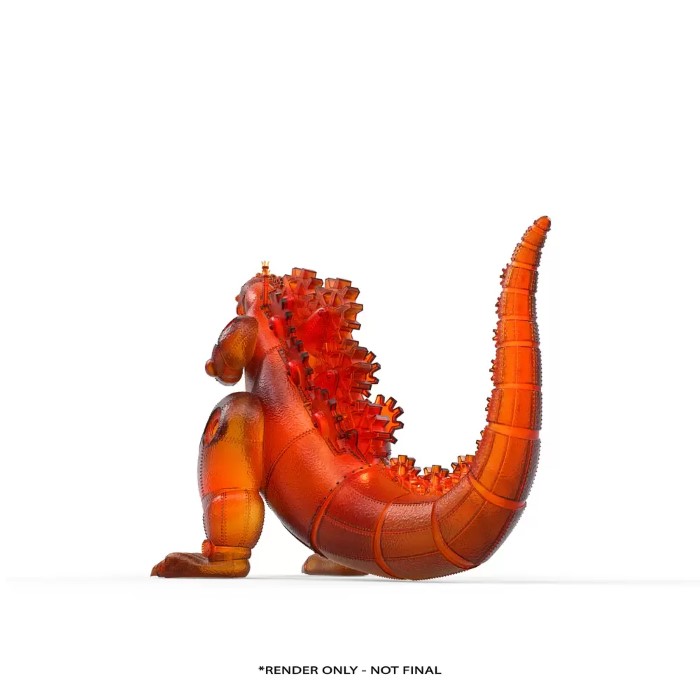 Godzilla ✕ Doktor A - Godzilla Vinyl Art Figure - Burning Edition